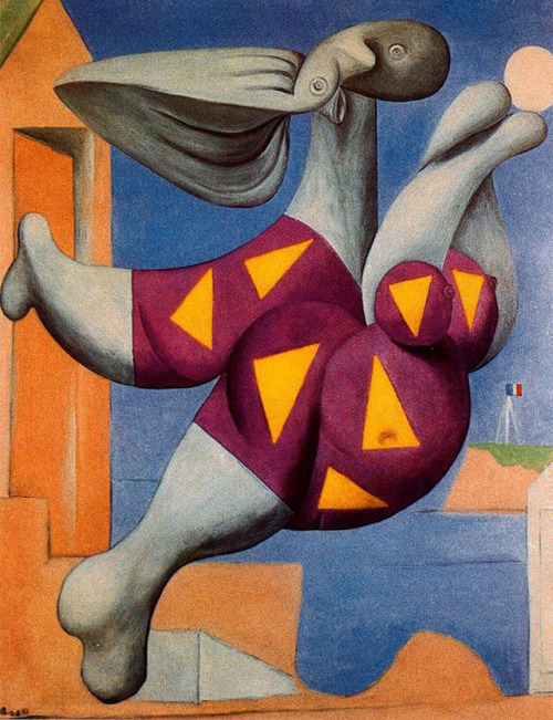 surrealism-love - Bather with beach ball, 1932, Pablo...