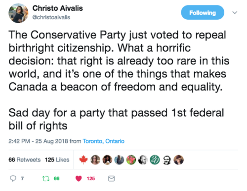 allthecanadianpolitics - The Conservative Party of Canada just...
