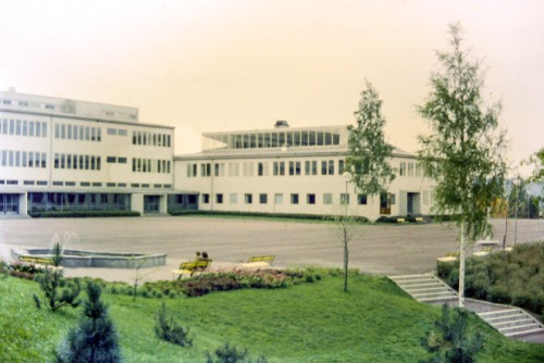 Högbergsskolan våren 1963. Foto - Sven-Olov Carlsson