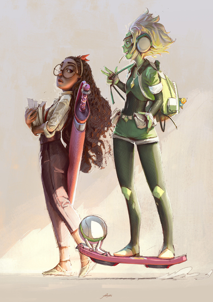 Connie and Peridot