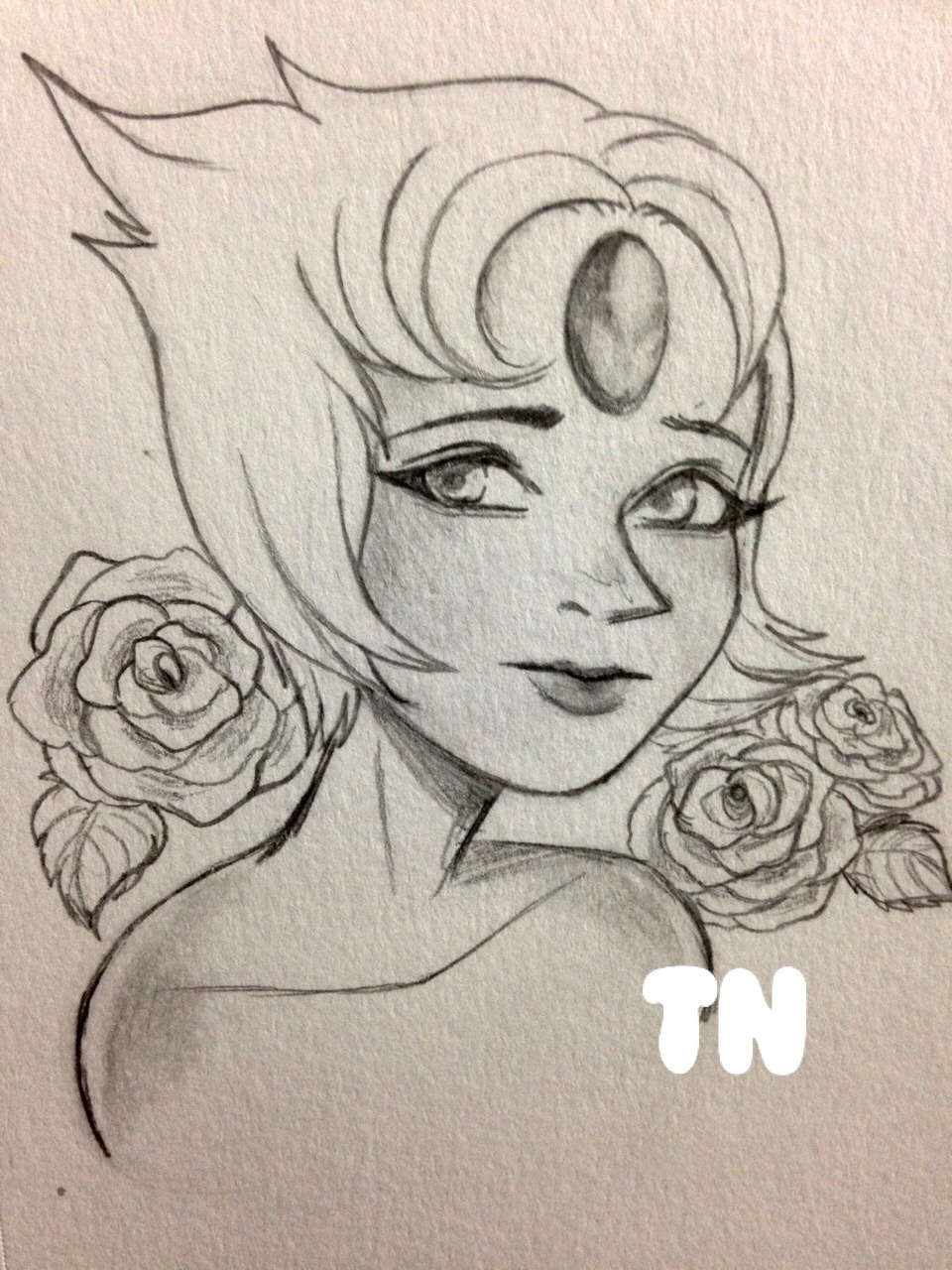 Traditional Sketch of Pearl