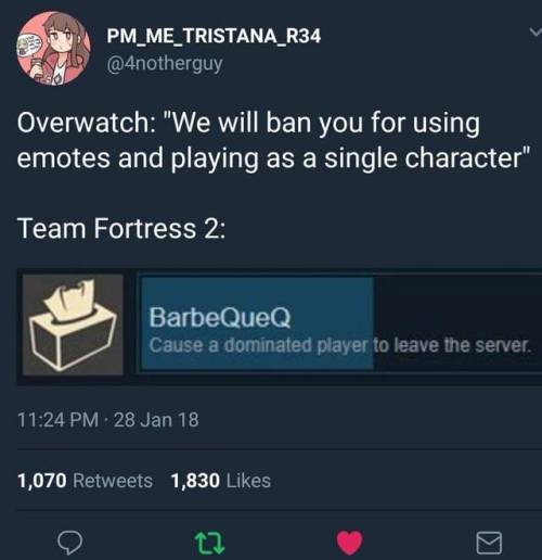 strixobscuro - Someone explain the thing about Overwatch banning...