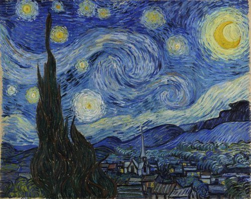 artist-vangogh:The Starry Night, Vincent van GoghMedium:...