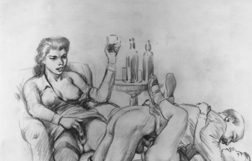 eljefetambien - vintage-erotic-drawings - Tom PoultonDon’t...