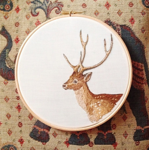 definitelydope - Wildlife Embroidery, Emillie Ferris