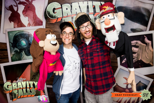 Things got Weird at the Gravity Falls Wrap Party.Alex Hirsch...