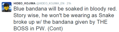 Kojima Tweets