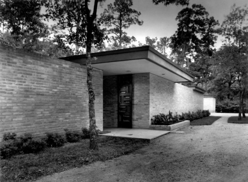 germanpostwarmodern - Liese House (1954) in Houston, TX, USA, by...