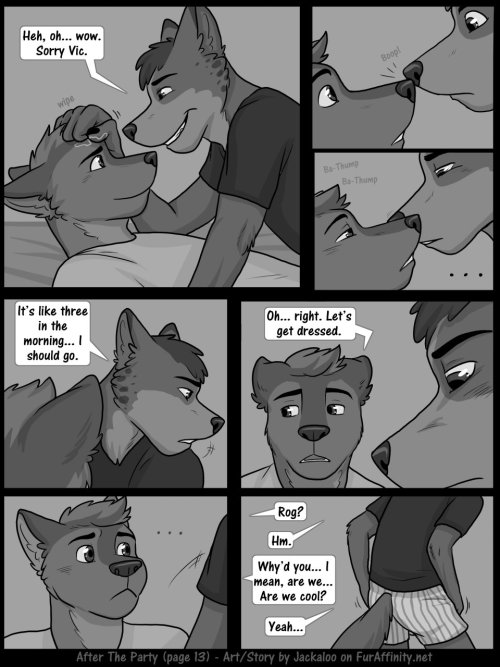 theyiffparadisebr:“After the Party” comic by Jackaloo Part 02