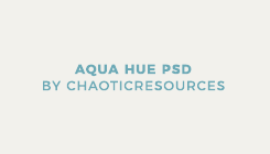 chaoticresources - ━ Aqua Hue PSD━ Please like or reblog if you...