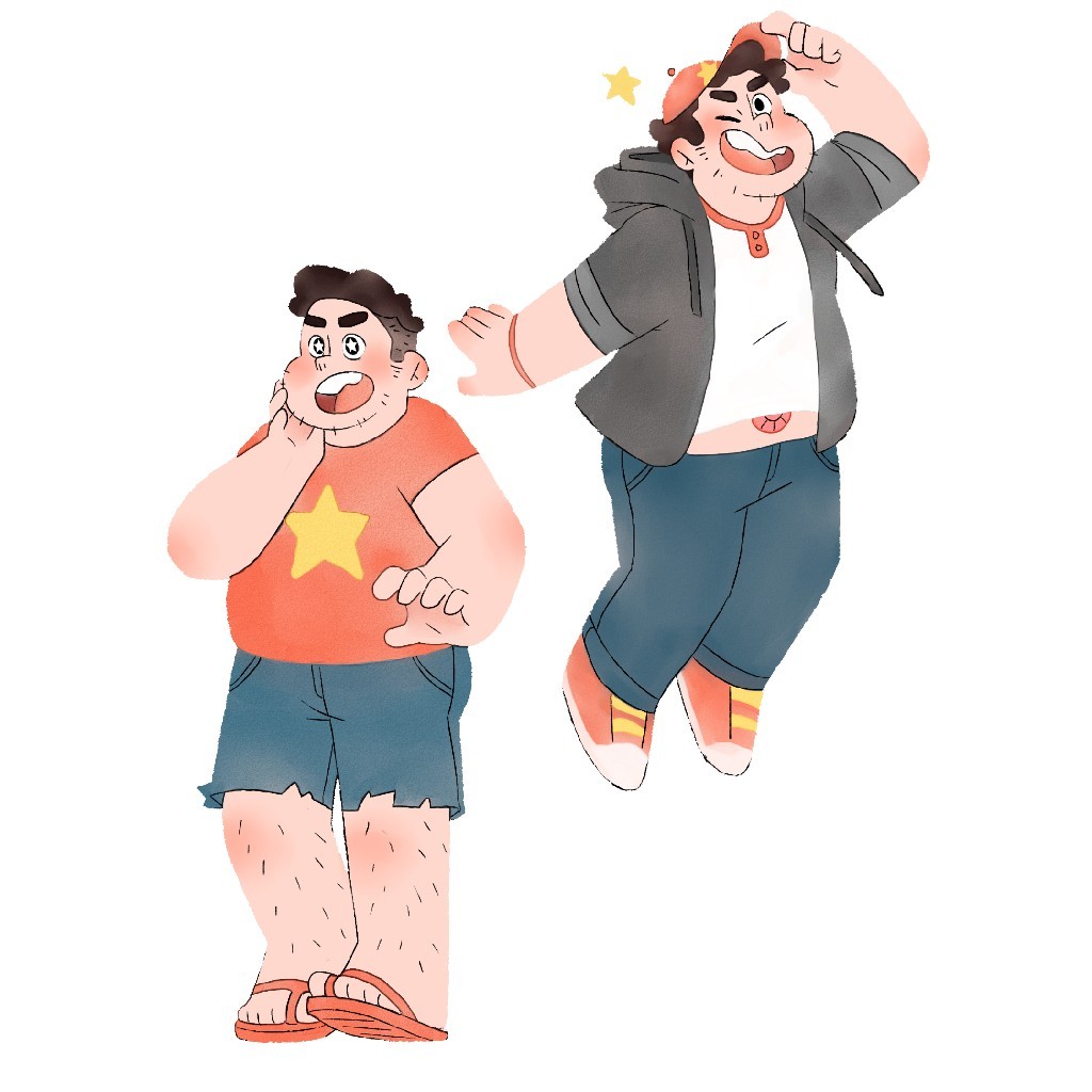 @drew-green’s grown up steven sketch was super cute and I wanted to contribute :)
