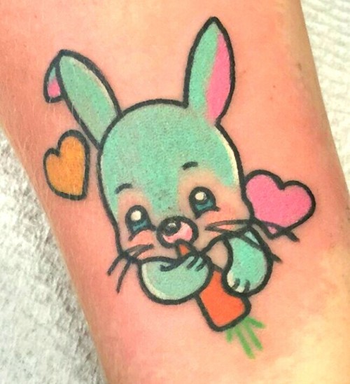 rabbit tattoo on Tumblr