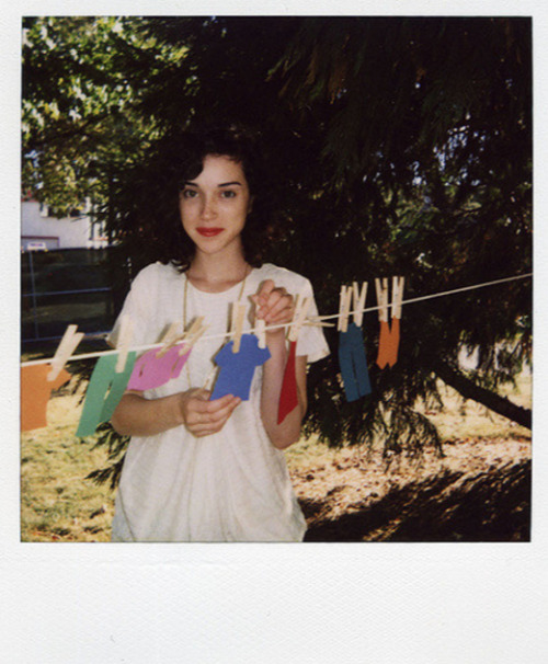 annieisshehuman - Polaroid of Annie Clark by Nilina...
