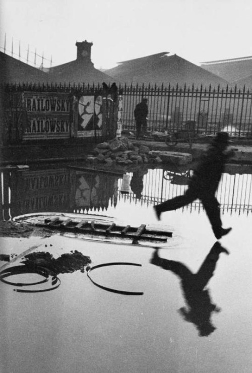 semioticapocalypse - Henri Cartier-Bresson. Behind the Gare...