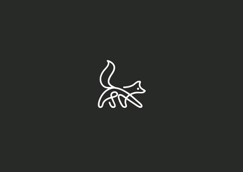 noir43 - linxspiration - These Brilliant Minimal Logos Are Created...