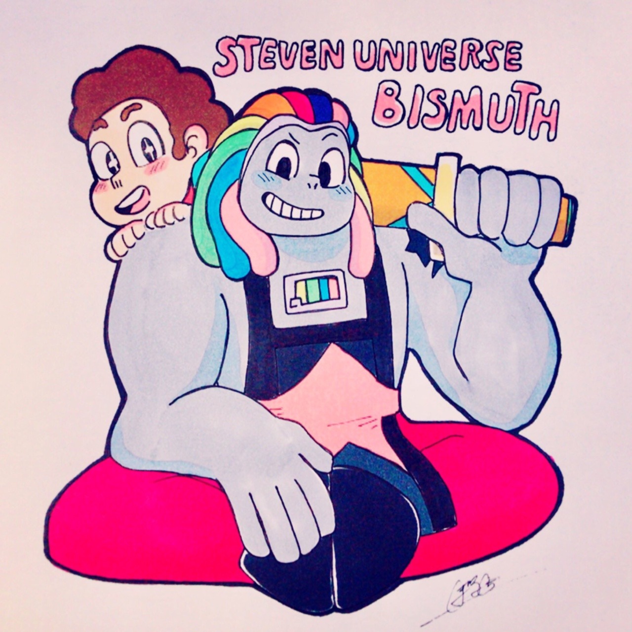 The episode “Bismuth” was released in Japanese yesterday!!! She is one of my most favorite characters in SU.