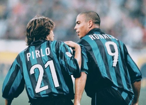 greatsofthegame - Ronaldo and Andrea Pirlo 1998Inter Milan...