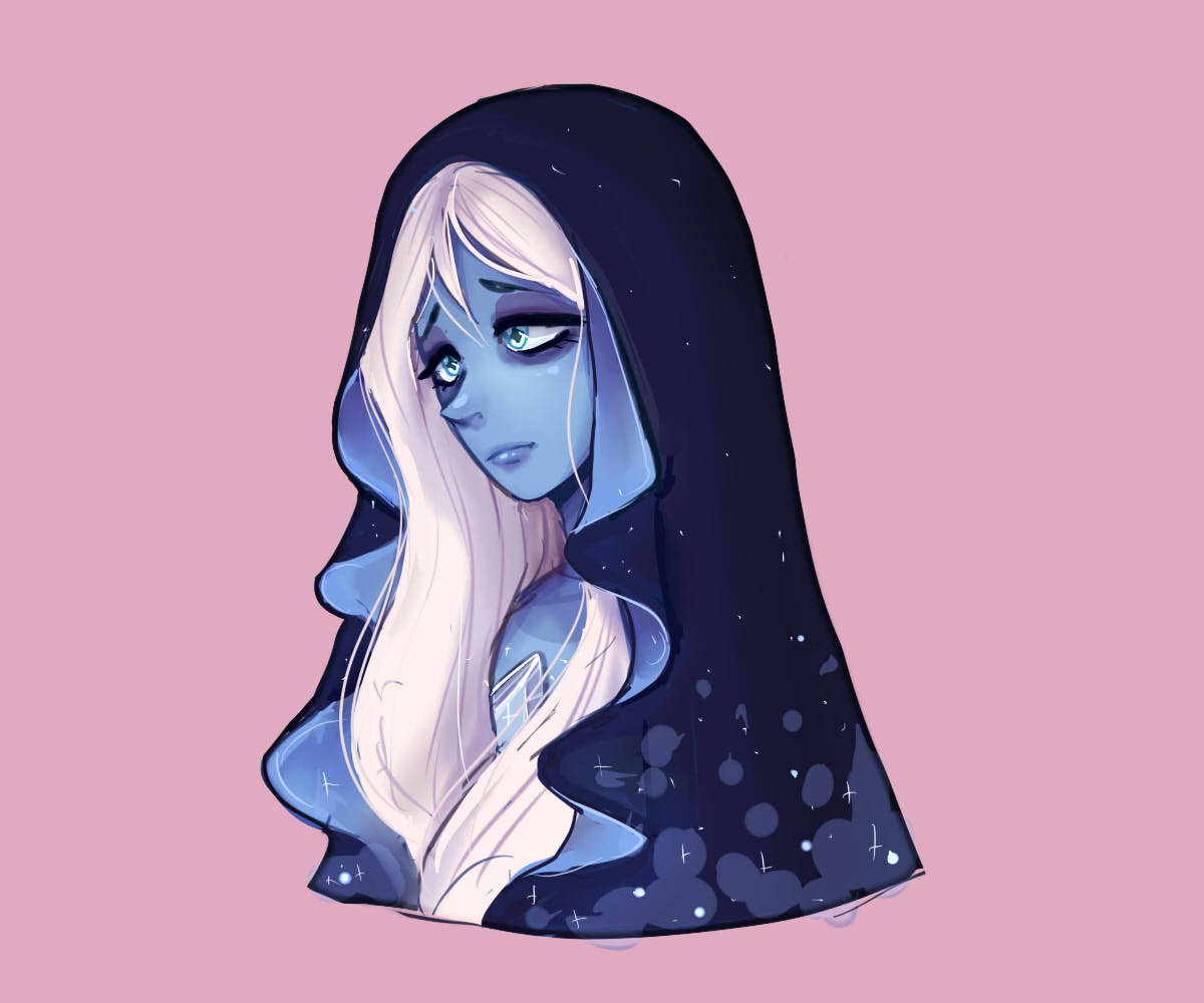 Hm,this one is looking better than my last blue diamond drawing,it’s a completely different style though