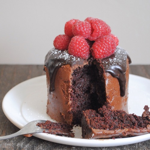 fullcravings - blessingsandgoodfood - Mini Chocolate Cake with...