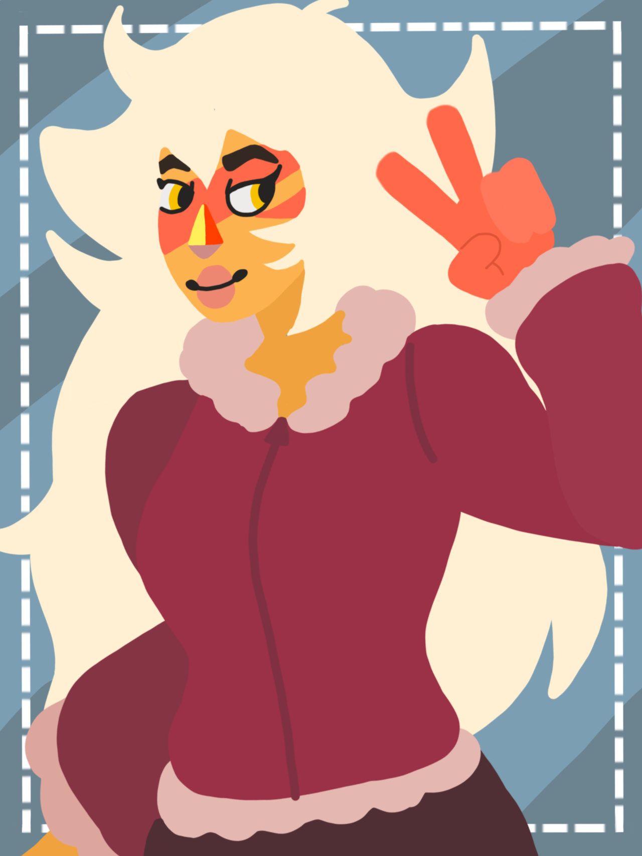 Jasper in a big winter coat request from theselfesteemunit. Requests are always open:)