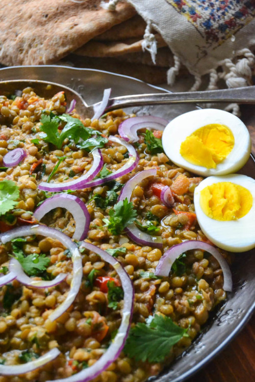 hoardingrecipes - Crushed Lentils with Tahini and Cumin