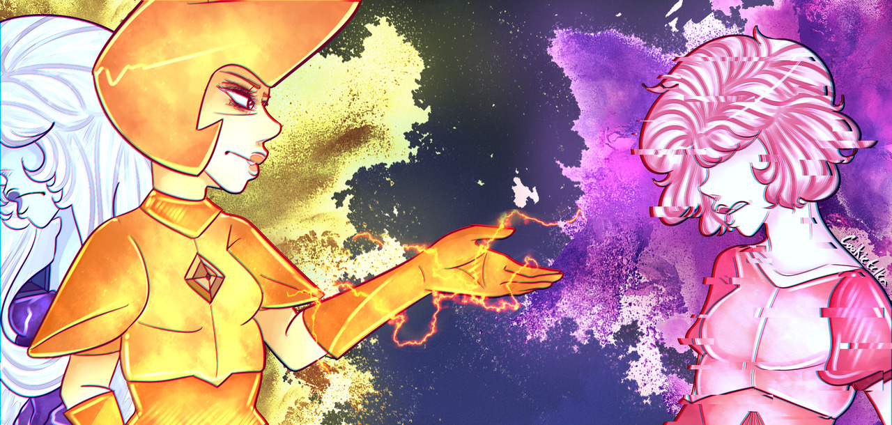 Practicing a combination of drawing and some Photoshop effects. I’m so ready for the upcoming SU special!
