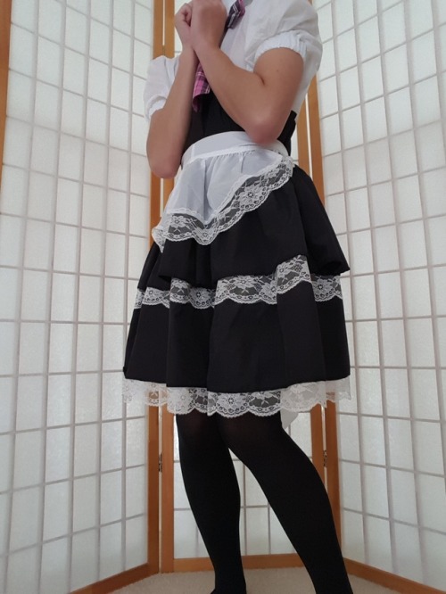 more-moe-more-problems - Here’s more photos of my maid outfit...