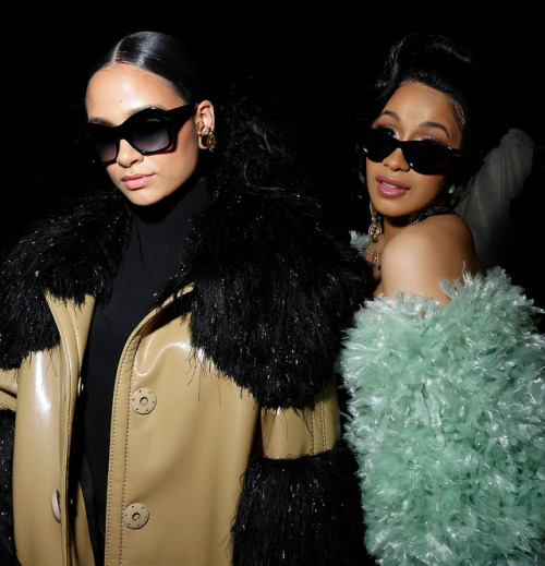 celebsofcolor - Kehlani and Cardi B attend the Marc Jacobs Fall...