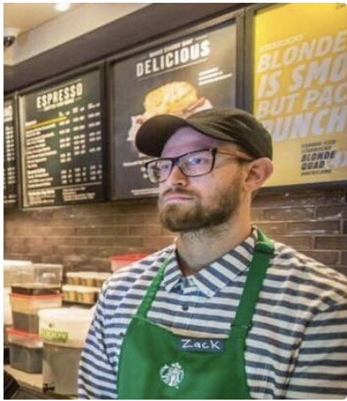 33 years old Working at Starbucks BaldingNo gfFemale manager...