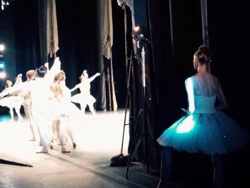 galina-ulanova:Ulyana Lopatkina in the wings (Mariinsky Ballet)