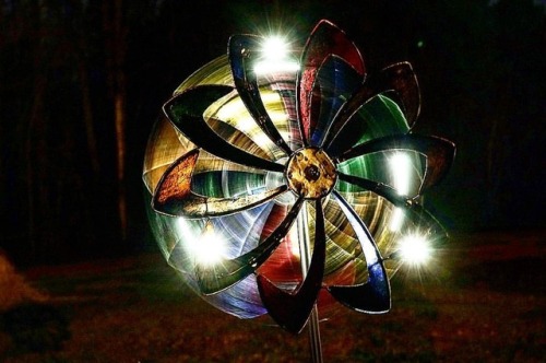 #pinwheels #nightphotography #lightshow