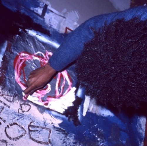 twixnmix:Jean-Michel Basquiat painting untitled (Fallen...