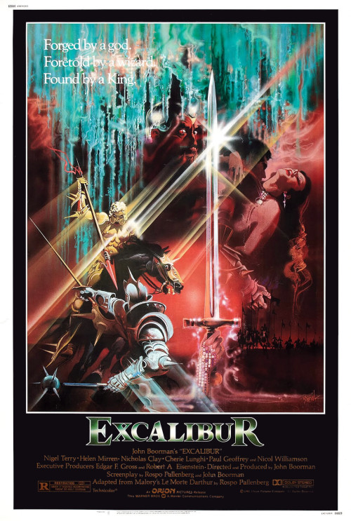 spaceshiprocket - Excalibur (John Boorman, 1981) movie poster by...