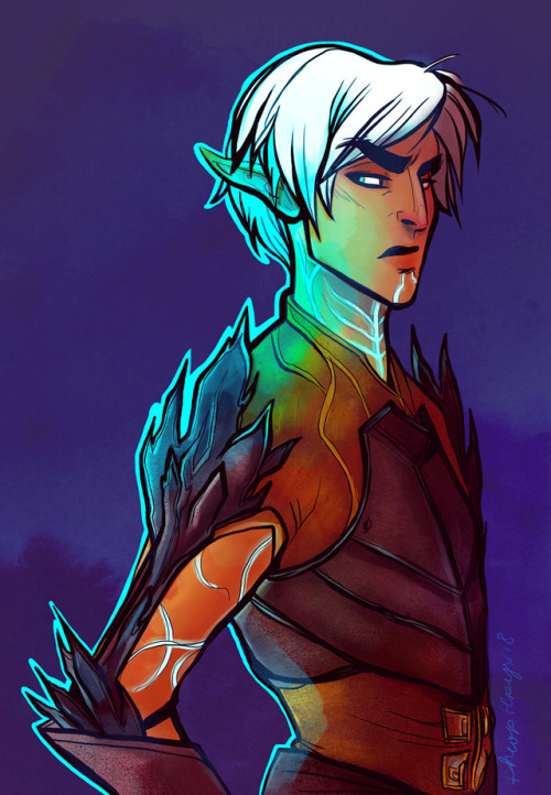 theopteryx - i played dragon age 2 and fenris showed up and...