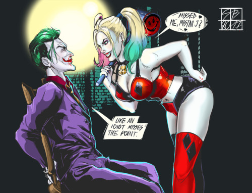 mrsvandamn - Joker Loves Harley #HarleyQuinn #Joker #DCRebirth...