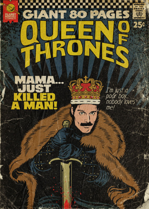 histoire-d-elle - Freddie Mercury / comic mashups by Butcher...
