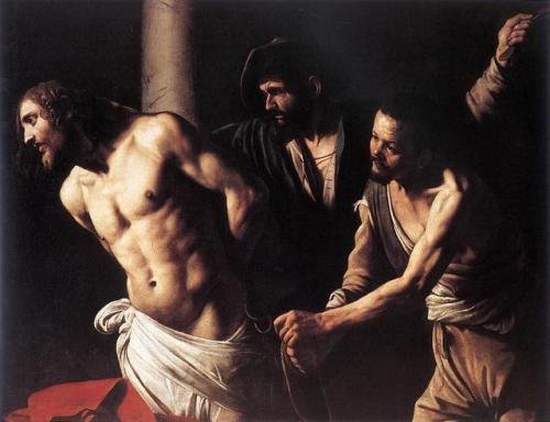 artist-caravaggio:Christ at the ColumnMedium:...