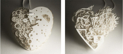 coolthingoftheday - These intricately detailed mechanical hearts...