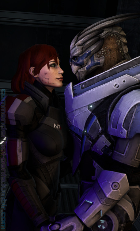 commander-hot-pants - ~Stolen glances between missions~