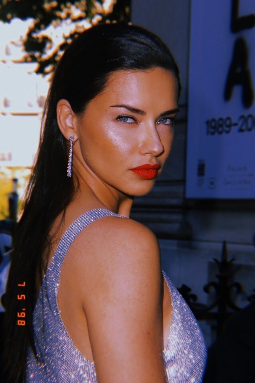 theyloveadrianalima - Adriana Lima at Vogue Party for PFW, 7/3/18