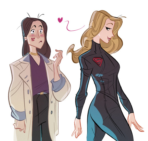 willoghby - Valentine’s supercorp commission for @chussensei - )