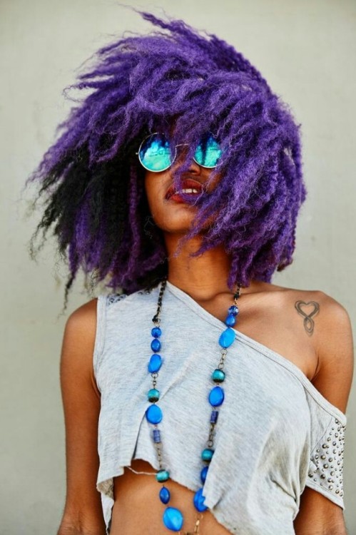 purple hair aesthetic | Tumblr