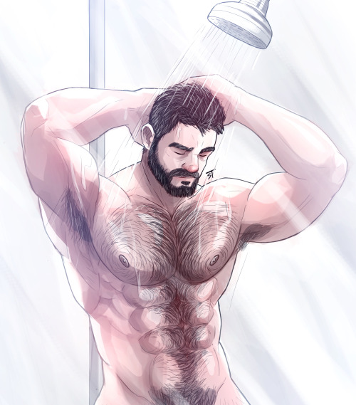 jojiart - Mr.Sam take a showercommission on my patreon can find...