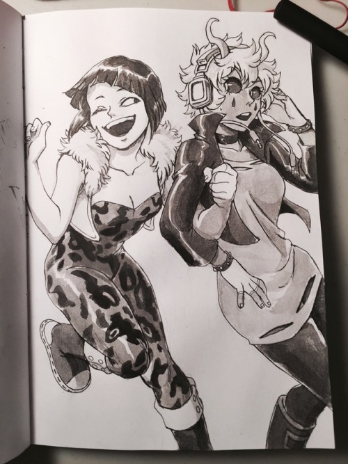 egamine - sqribble - I love horikoshi’s outfit swap drawing so...