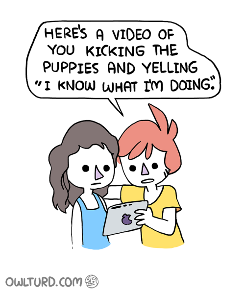 owlturdcomix - No, no, this was always.image / twitter /...