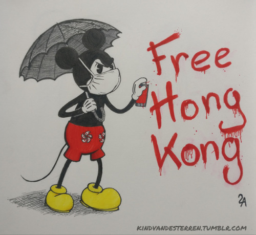 kindvandesterren - Doing my part in making Mickey Mouse a pro Hong...