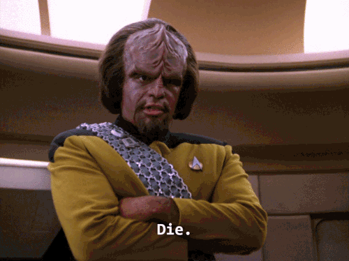 cyan-spock - My favourite Worf moments (4/?) (TNG 3x13 | Deja...