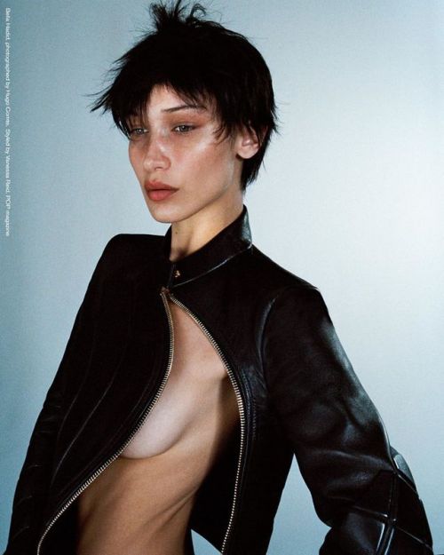 fashionography - Bella Hadid by Hugo Comte for POP Magazine...