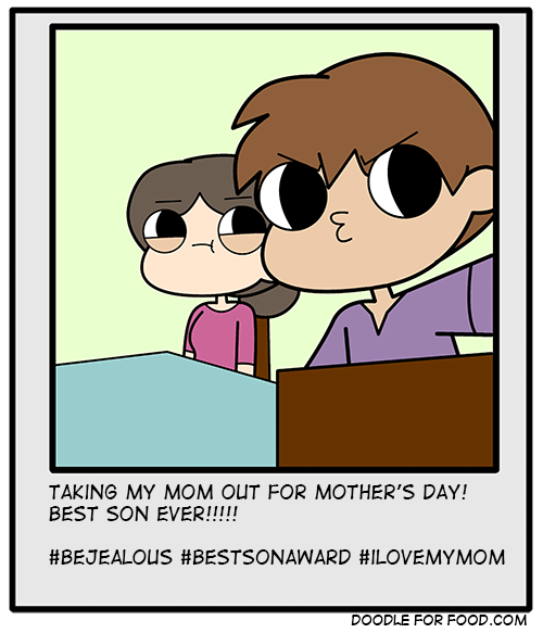 doodleforfood - How Mother’s day looked online this yearThose...
