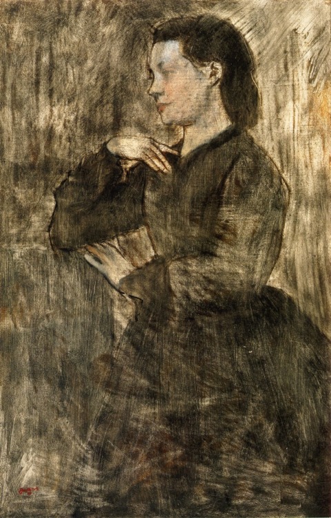 artist-degas - Portrait of a Woman, Edgar...